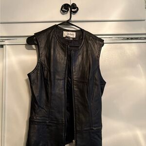 Cedars women’s leather motorcycle vest